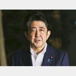 河井前法相夫妻起訴でコメントする安倍前首相（2020年7月）／（Ｃ）共同通信社