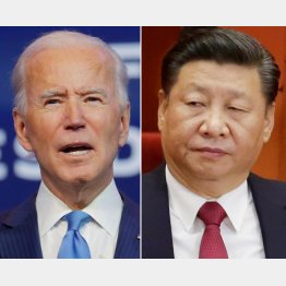 バイデン米大統領と習近平国家主席（Ｃ）ロイター