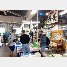 活気が戻りつつある市場（提供写真）