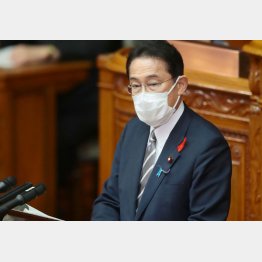 初の所信表明に臨んだ（Ｃ）日刊ゲンダイ