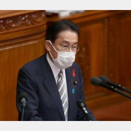 スカスカの所信表明（Ｃ）日刊ゲンダイ