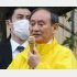 地元の神奈川2区で第一声を上げる菅前首相（Ｃ）日刊ゲンダイ