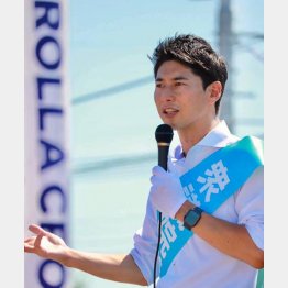 公認争いを制した中曽根大勲位の孫・康隆候補（提供写真）