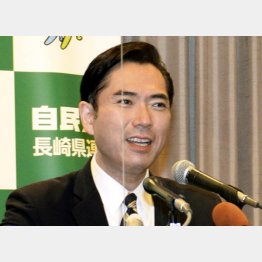 安倍元首相の秘書だった初村滝一郎候補（Ｃ）共同通信社