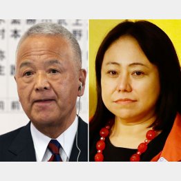 不祥事逃れは国会議員を参考に？（自民党の甘利明前幹事長＝ＪＭＰＡ、と木下富美子都議）／（Ｃ）日刊ゲンダイ