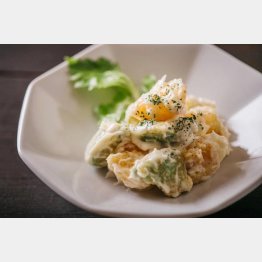 合う酒＝白ワイン（提供写真）