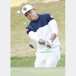 痛み止めを飲んでプレーした谷原（Ｃ）共同通信社