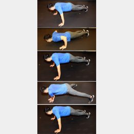 上から順番に動作を行う（Ｃ）日刊ゲンダイ