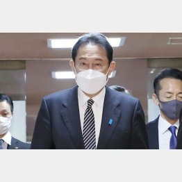 岸田首相は過去にも議員宿舎への入居を指摘された（Ｃ）共同通信社