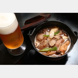 合う酒＝ビール（Ｃ）日刊ゲンダイ