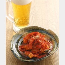 合う酒＝ビール（Ｃ）日刊ゲンダイ