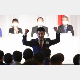 立憲民主党臨時党大会で新代表に選出された泉健太氏（Ｃ）日刊ゲンダイ