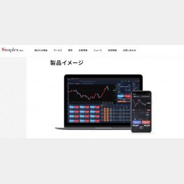 ディーリングアプリケーション（シンプレクスのHP）