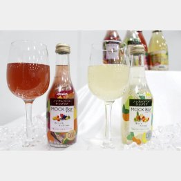 メルシャンが発売するワイン風味のノンアルコール商品「モクバル」／（Ｃ）共同通信社
