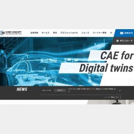 （コアコンセプト・テクノロジーの公式HP）