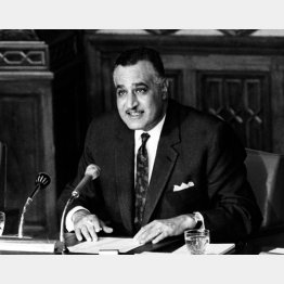 エジプト・ナセル大統領（Ｃ）UPI＝共同