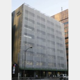 東京機械の本社が入るビル（東京・三田）／（Ｃ）日刊ゲンダイ