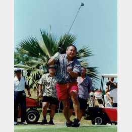 ハワイ巡業でプレー（提供写真）