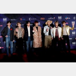 BTSがエンタメ業界を牽引（Ｃ）ロイター