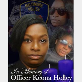 （米ボルティモア市警がフェイスブックに投稿したコラージュ写真）