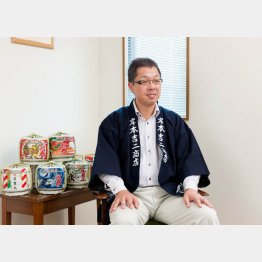 岸本吉二商店の岸本敏裕社長（提供写真）