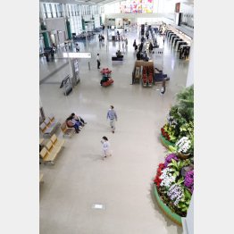 3連休の初日、閑散とする那覇空港（Ｃ）共同通信社