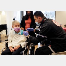 イスラエルでは4回目接種をしているが、感染拡大…（Ｃ）ロイター