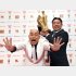 史上最年長で優勝した「錦鯉」の長谷川雅紀（左）と渡辺隆（Ｃ）M-1グランプリ事務局
