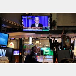 NY市場は下落（Ｃ）ロイター