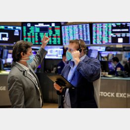 ショック安のNY市場（Ｃ）ロイター