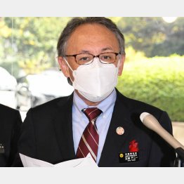 沖縄県の感染者数の減少傾向は顕著だが…（玉城デニー沖縄県知事）／（Ｃ）日刊ゲンダイ