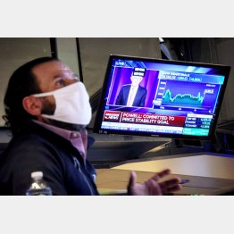 NY市場はショック安だったが…（Ｃ）ロイター