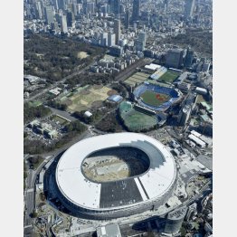 豊かな緑を台無しに（Ｃ）共同通信社