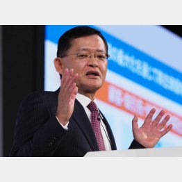 東芝元社長の車谷暢昭氏（Ｃ）日刊ゲンダイ