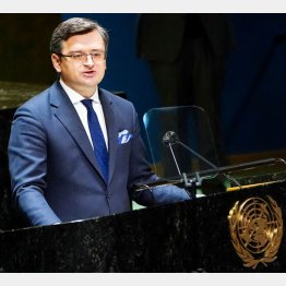 ロシアとの北方領土問題、中国との尖閣諸島問題、日本は決して他人事ではない（ウクライナのドミトロ・クレバ外相＝国連総会本会議、23日）／（Ｃ）ロイター