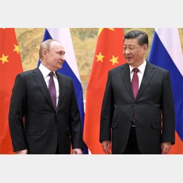 ほんとの蜜月関係（2022年北京冬季五輪での中ロ首脳会談）／（Ｃ）AP＝共同