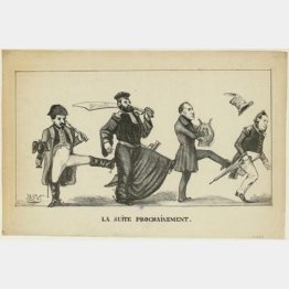 風刺画①（カルナヴァレ美術館蔵）