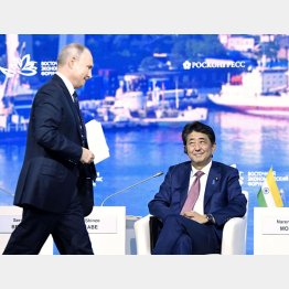 「ウラジーミル、君と僕は同じ未来を見ている」／（Ｃ）共同通信社