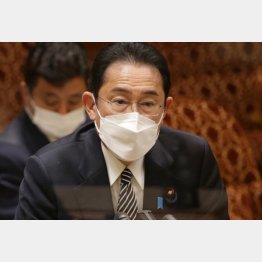 岸田首相（3月2日の参議院予算委員会）／（Ｃ）日刊ゲンダイ