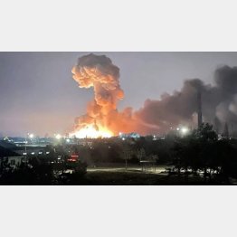 ロシア軍に攻撃されたウクライナの首都キエフ（Ｃ）ロイター／Deutsche Presse-Agentur