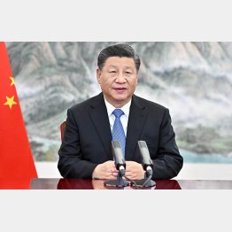 ニンマリか？（中国の習近平国家主席）／（Ｃ）新華社＝共同