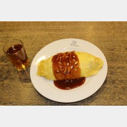 名物のオムライス（提供写真）