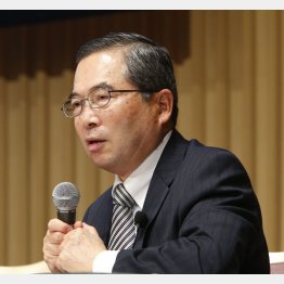 会長の千本倖生氏（Ｃ）日刊ゲンダイ