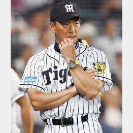 2016年に金本監督にあいさつに行くと…（Ｃ）共同通信社