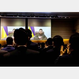 恐ろしい空気だ（Ｃ）ロイター