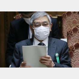 円安進行で日本経済に深刻なダメージ（日銀の黒田東彦総裁）／（Ｃ）日刊ゲンダイ