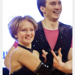 「ダンシング・ドーター」と紹介された次女のカテリーナ・ウラジーミロブナ・チホノワ（Ｃ）ロイター