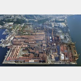 日本製鉄の瀬戸内製鉄所呉地区（Ｃ）共同通信社