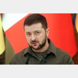 「守備」から「攻勢」に？（ウクライナのゼレンスキー大統領）／（Ｃ）ロイター