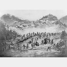 西南戦争（熊本御船の戦い）＝1877（明治10）年4月20日　（Ｃ）共同通信社